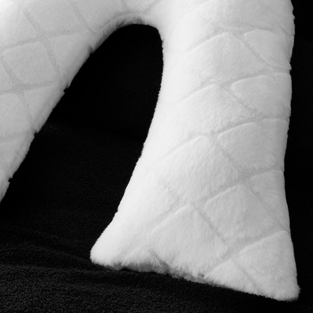 Cozy Diamond Cuddle Chair White from You Know Who's