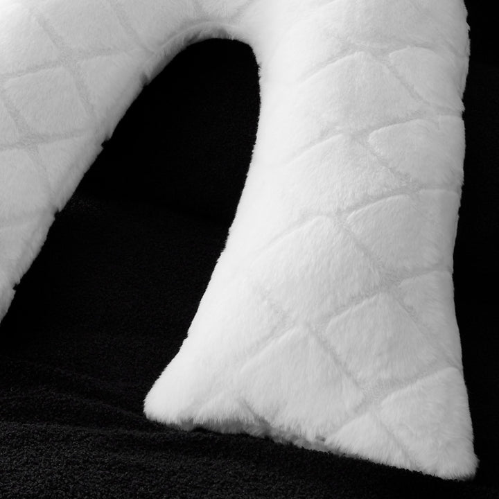 Cozy Diamond Cuddle Chair White from You Know Who's