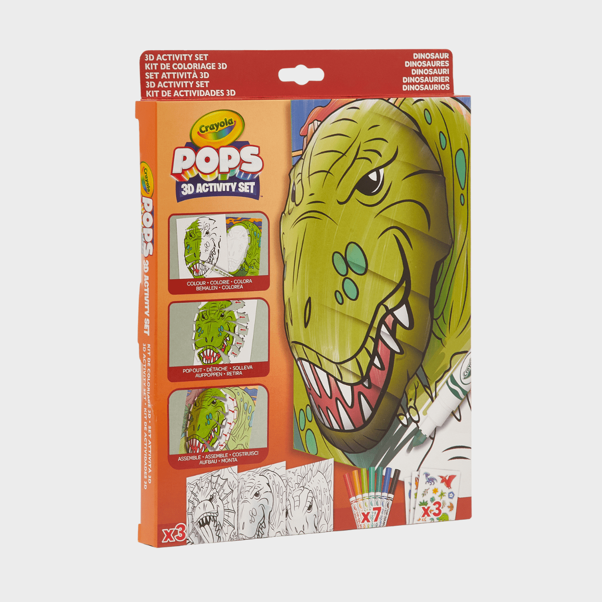 Crayola Pops 3D Dinosaurs