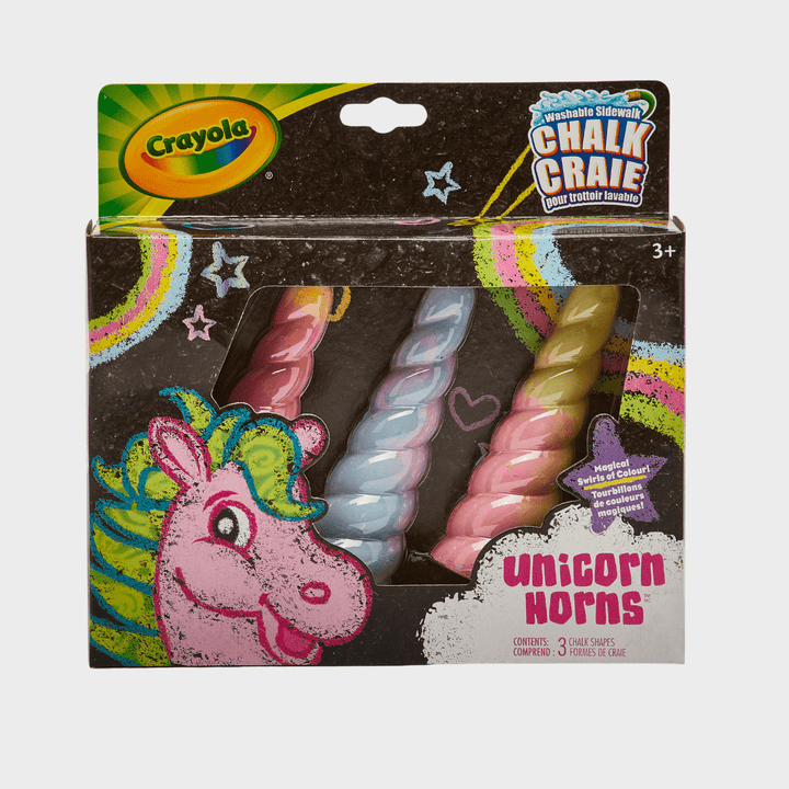 Crayola Unicorn Horns Sidewalk Chalk from You Know Who's