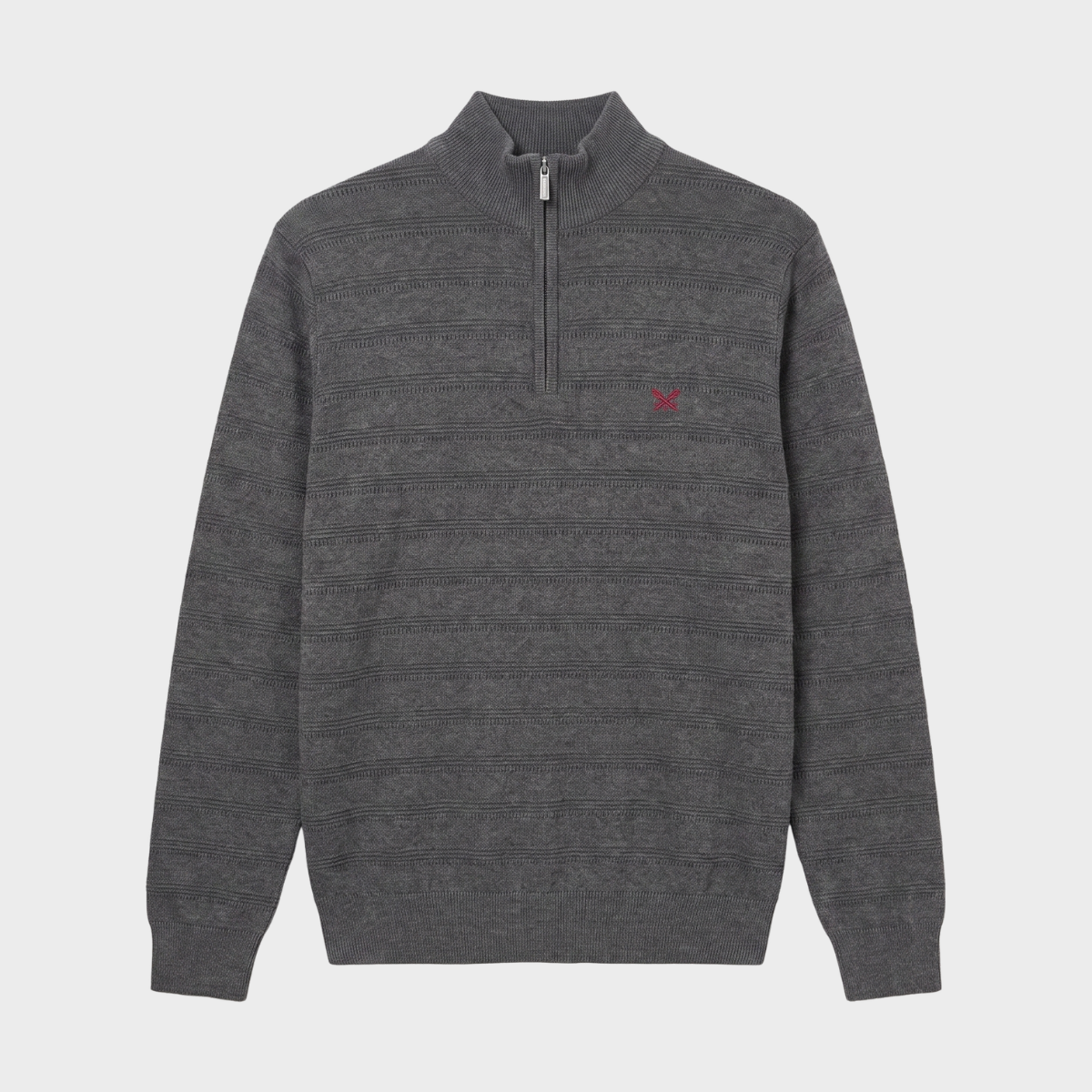Men's Charcoal 1/4 Zip Jumper