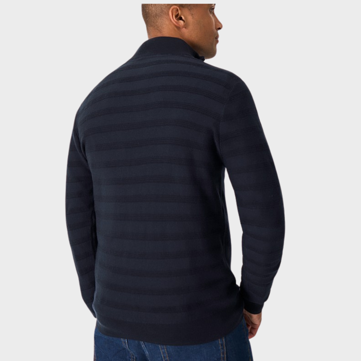 Men's Navy 1/4 Zip Jumper