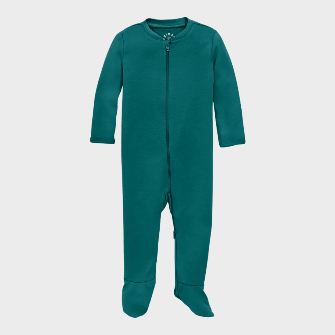 Dark Green Organic Unisex Sleepsuit from You Know Who's