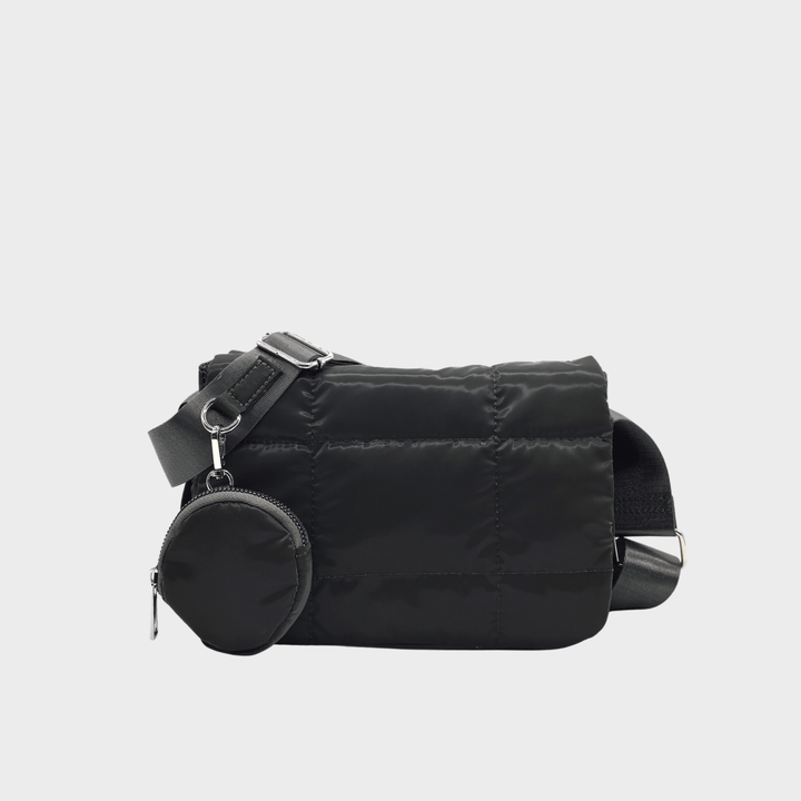 Dark Grey Padded Crossbody Bag from You Know Who's