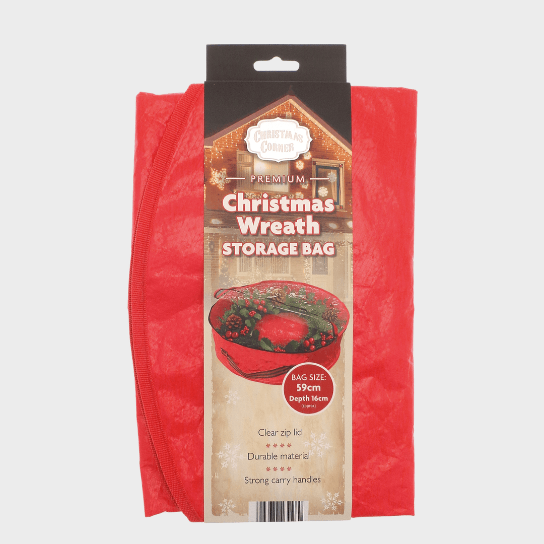 Deluxe Xmas Wreath Storage Bag (59cm dia x18cm) from You Know Who's