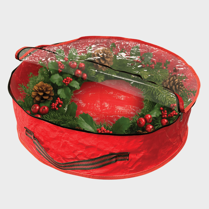 Deluxe Xmas Wreath Storage Bag (59cm dia x18cm) from You Know Who's