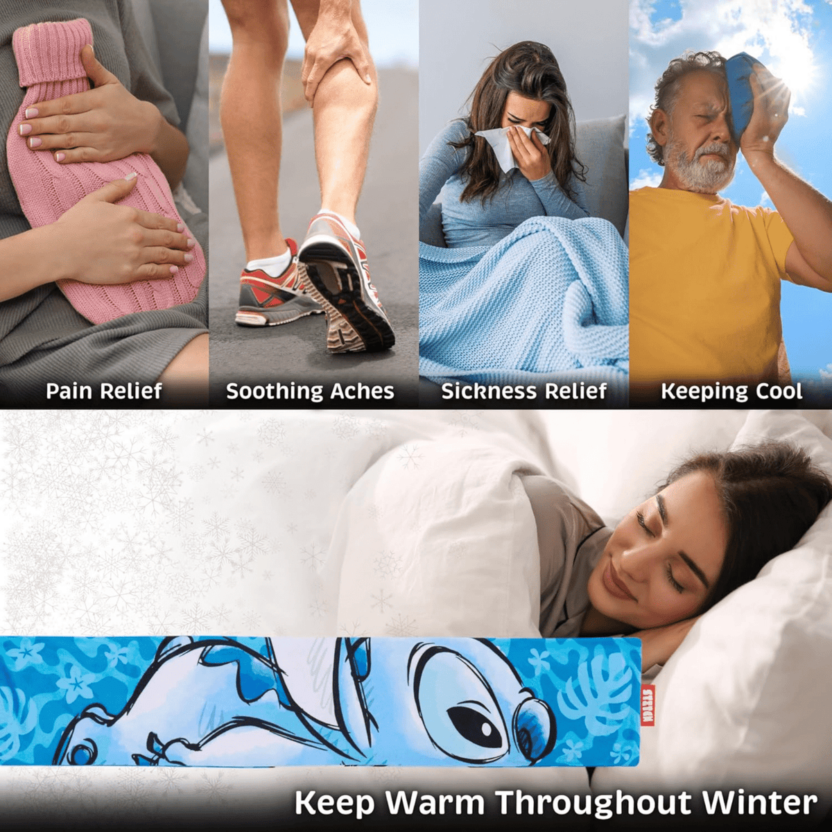 Disney Stitch Long Hot Water Bottle from You Know Who's