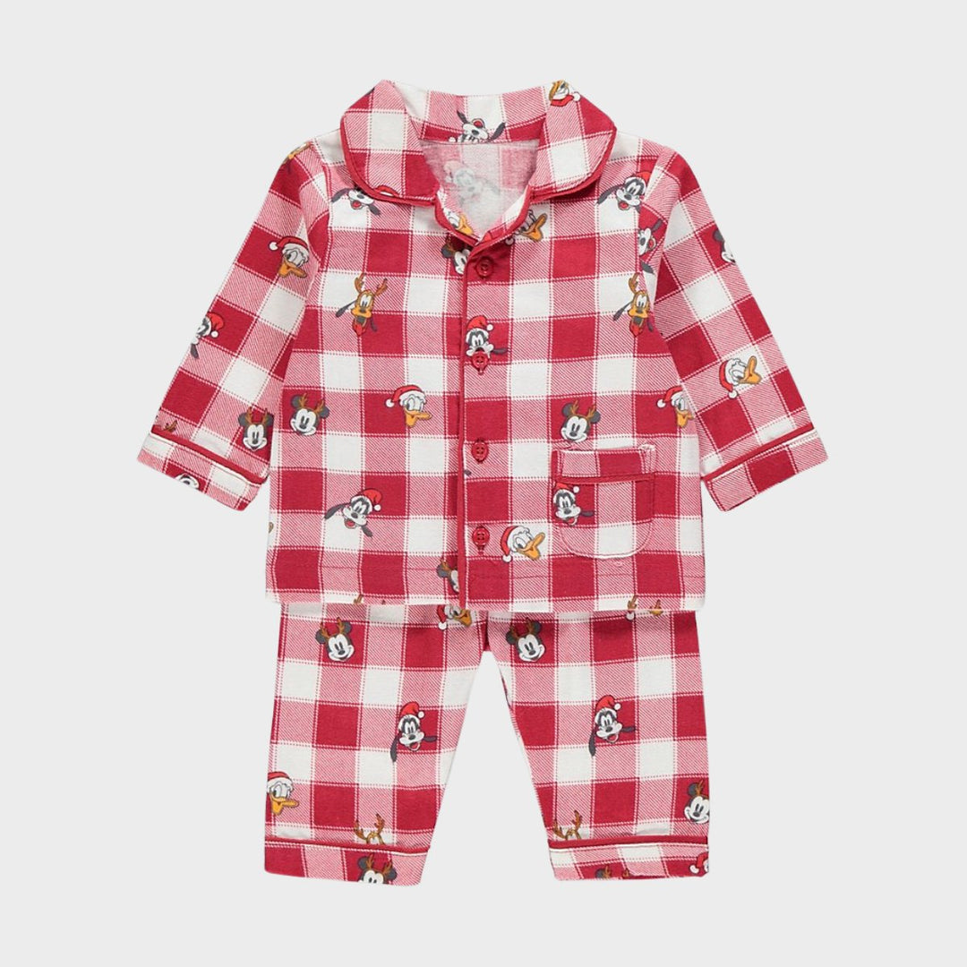 Disney Woven Checked Baby PJ Set from You Know Who's