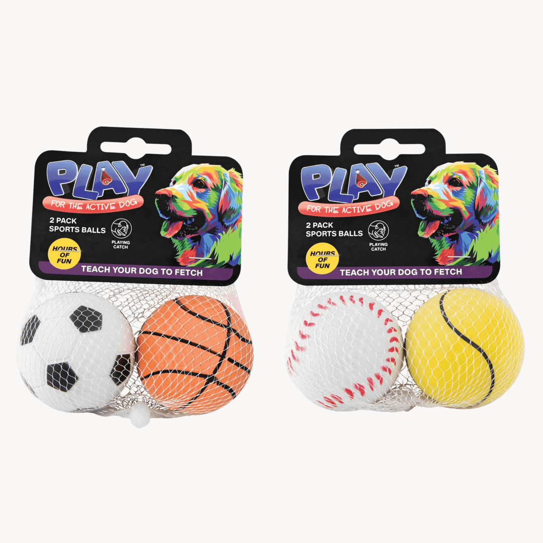 Dog Toy Sports Ball 2 Pack from You Know Who's