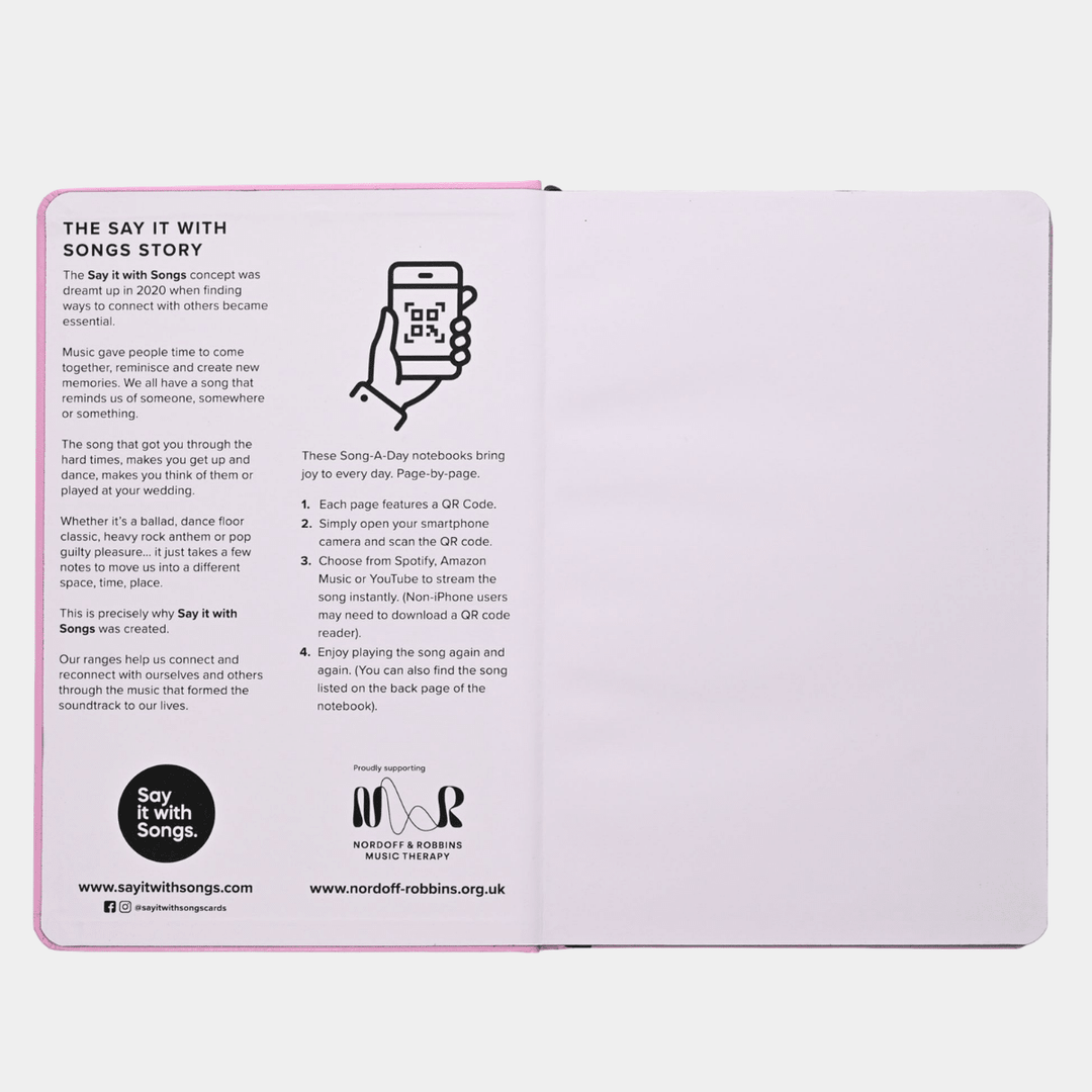 'Dont Stop Believing" A5 Song Notebook from You Know Who's