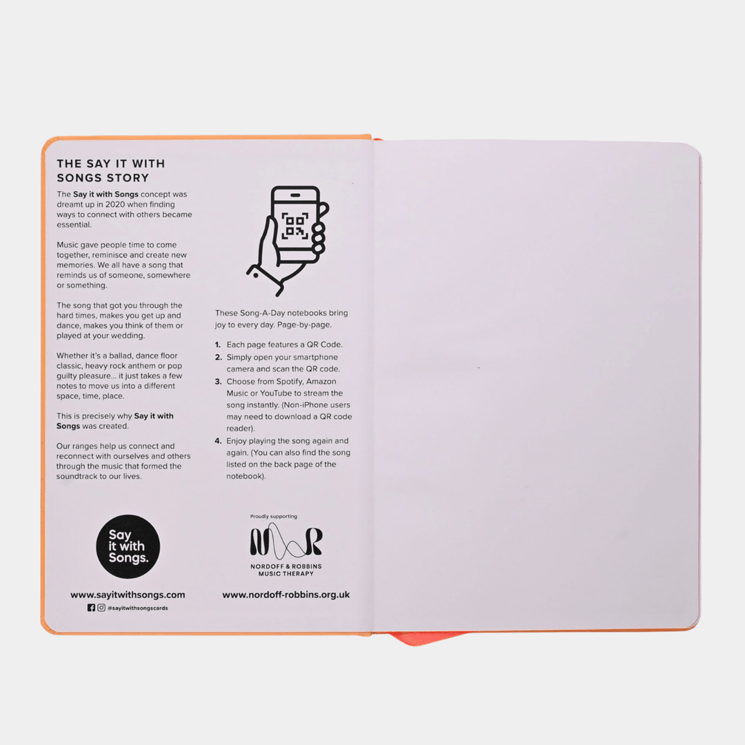 'Dont Worry, Be Happy" A5 Song Notebook from You Know Who's