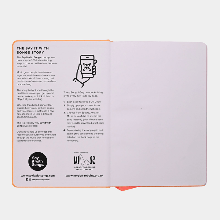 'Dont Worry, Be Happy" A5 Song Notebook from You Know Who's
