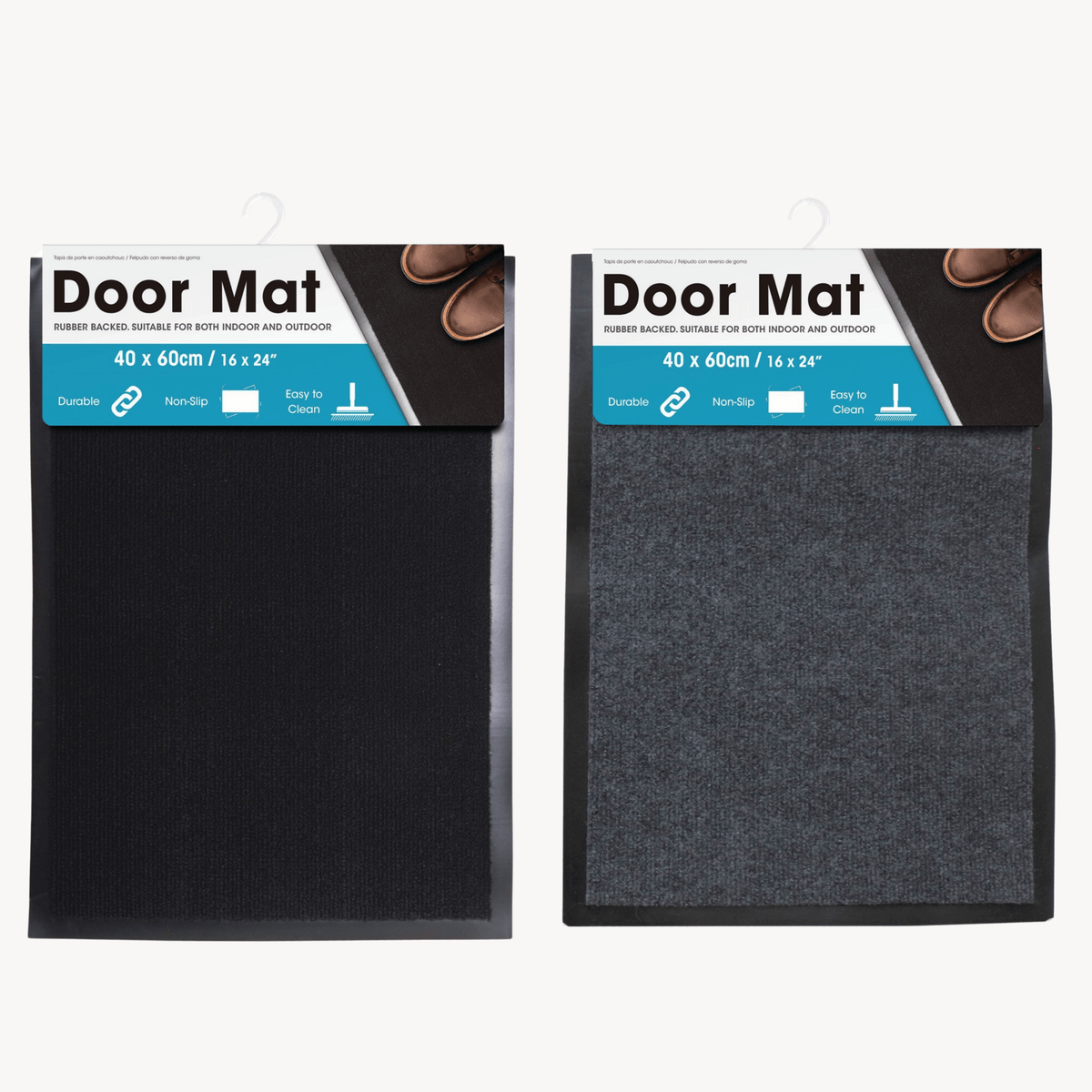 Door Mat Rubber Backed 40x60cm