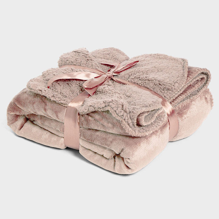 Double Lined Sherpa Throw 140x180cm from You Know Who's