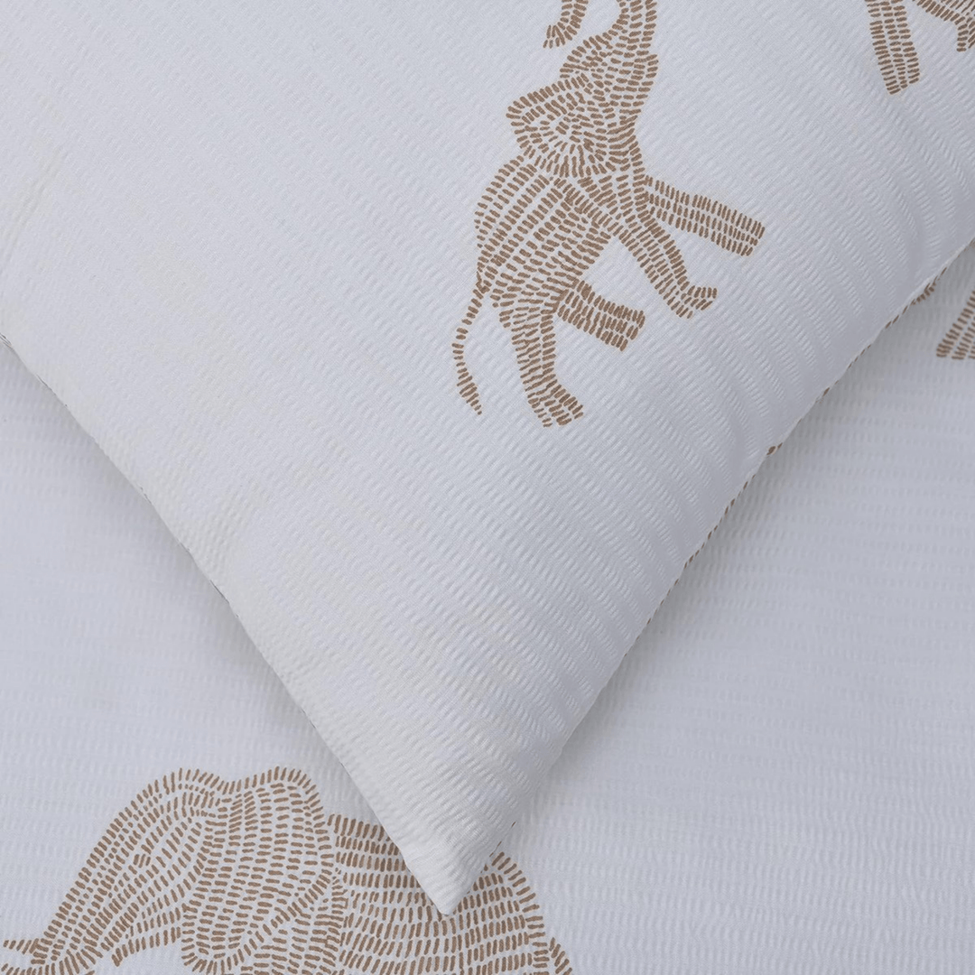 Elephant Seersucker Superking Duvet Set from You Know Who's