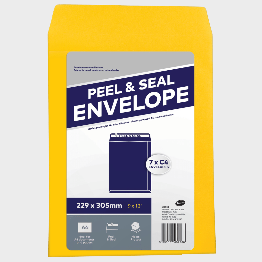 Envelope Peel & Seal 229 x 305mm 7 Pack from You Know Who's