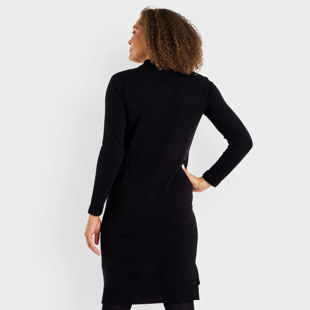 Ex Store Ladies Black Knitted Dress from You Know Who's