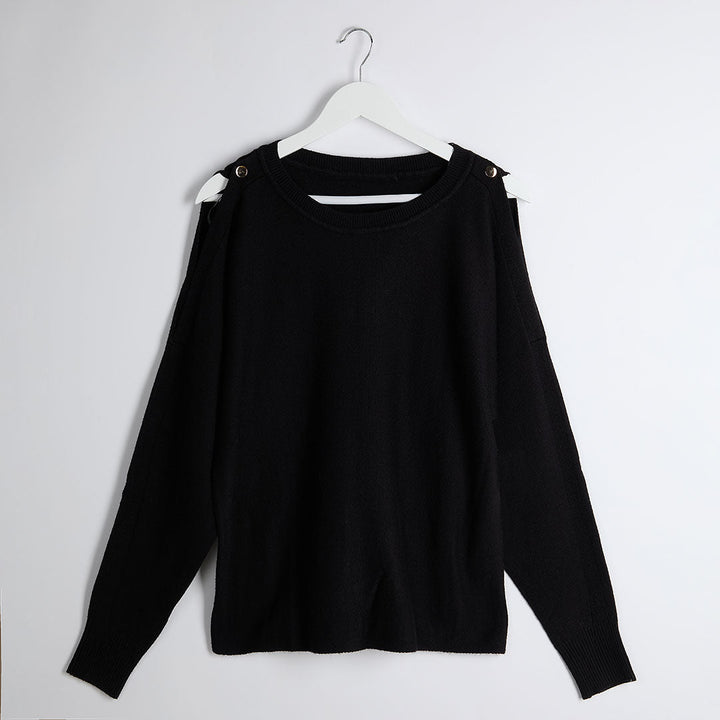 Ex Store Ladies Cold Shoulder Jumper from You Know Who's