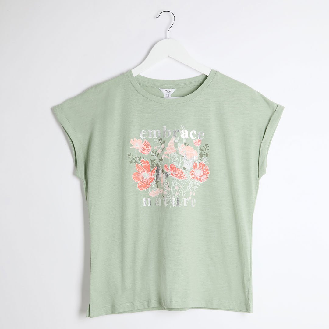 Ex Store Ladies Embrace Nature T-Shirt from You Know Who's