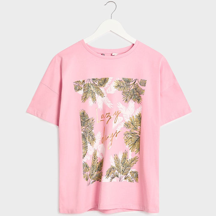 Ex Store Ladies Lazy Days T-Shirt from You Know Who's