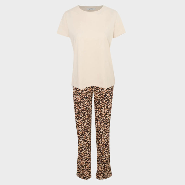 Ex Store Ladies Leopard Print Pyjamas from You Know Who's