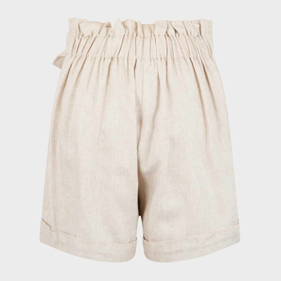 Ex store Ladies Linen Mix Shorts from You Know Who's