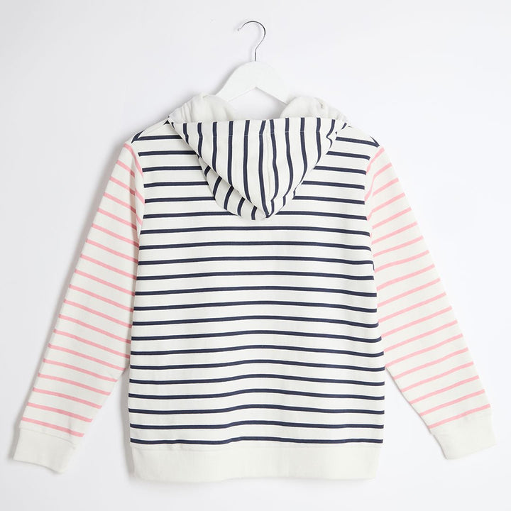 Ex Store Ladies Multi Striped Hoody from You Know Who's