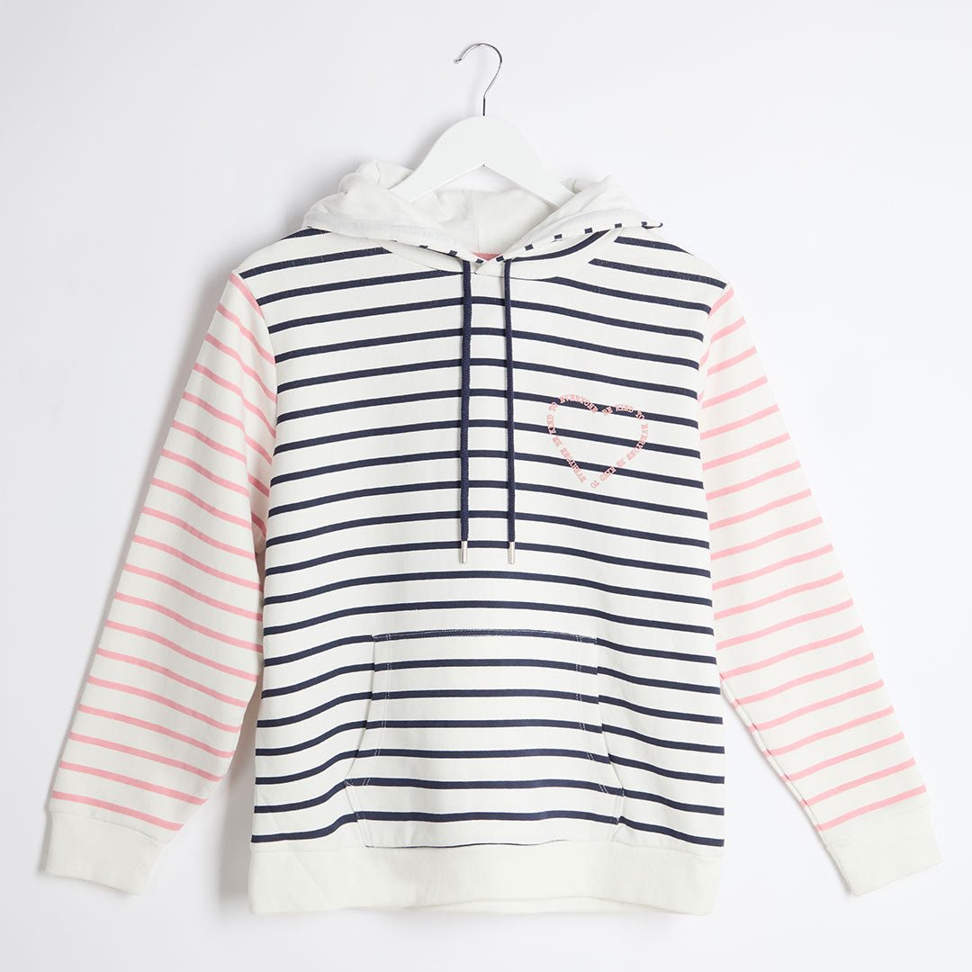 Ex Store Ladies Multi Striped Hoody from You Know Who's