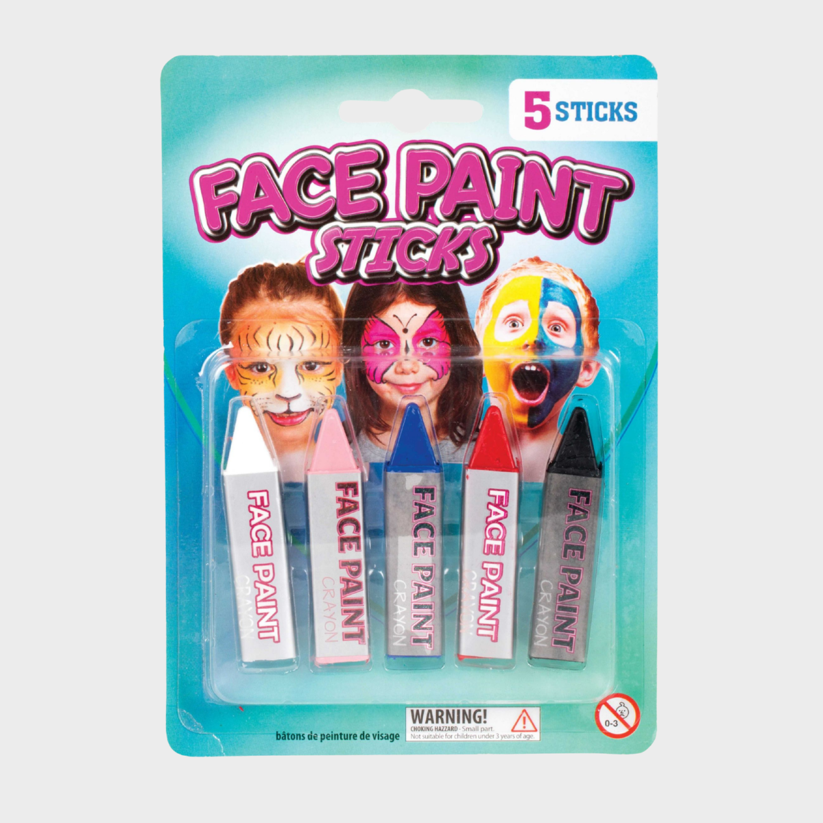 Face Paint Stick Assorted Colors 5 Piece from You Know Who's