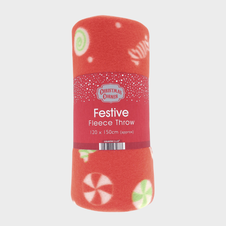 Fleece Throw Xmas 120X150CM from You Know Who's