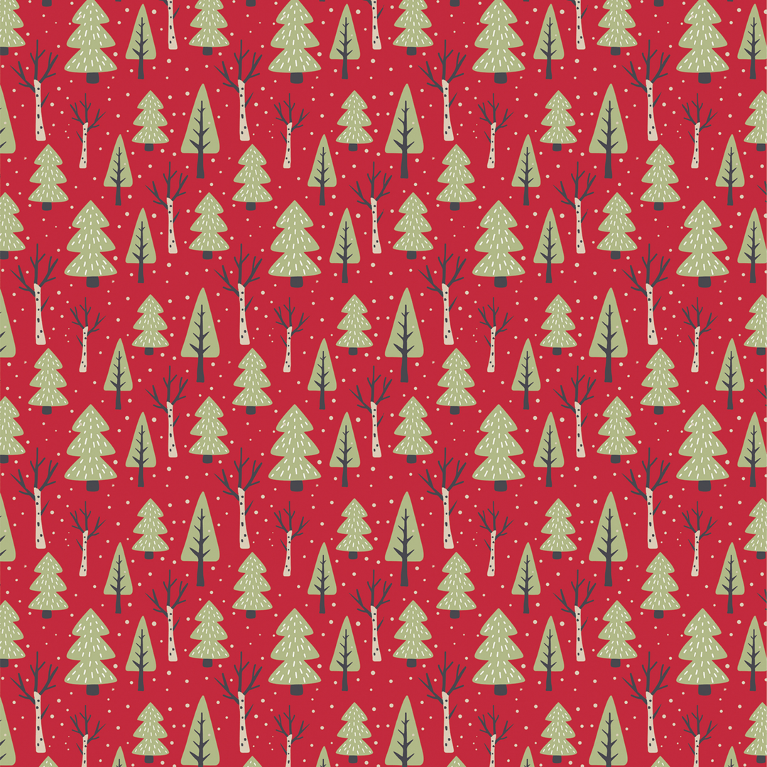 Fleece Throw Xmas Forest 120X150CM from You Know Who's