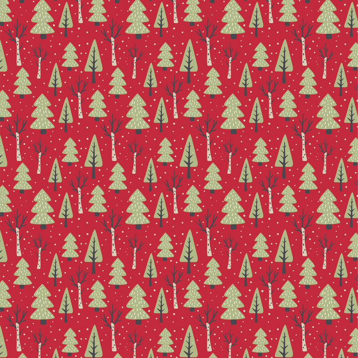 Fleece Throw Xmas Forest 120X150CM from You Know Who's
