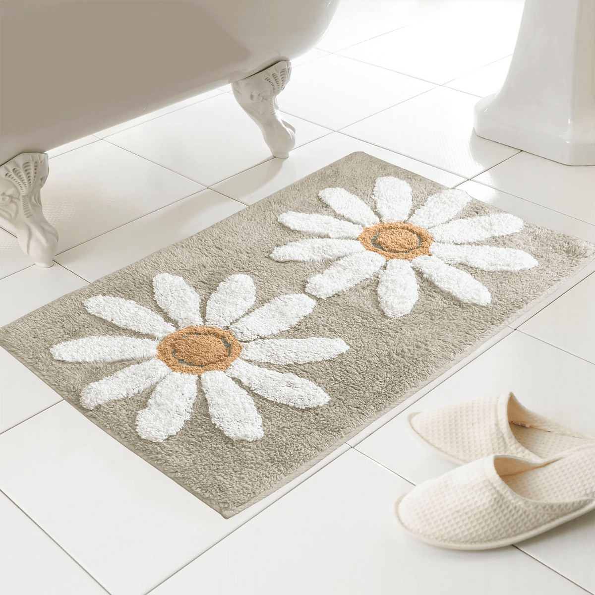 Fleur bath mat natural from You Know Who's