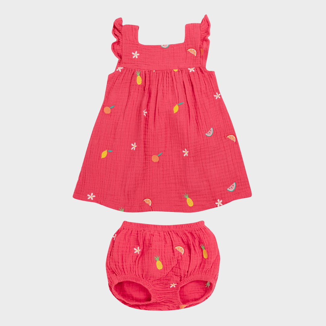 Frugi 2pc Pure Cotton Embroidered Outfit (0 - 24 Mths) from You Know Who's