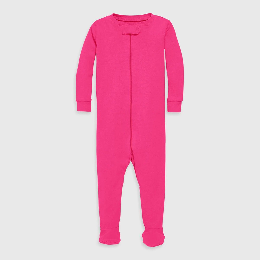 Fuchsia Organic Unisex Sleepsuit from You Know Who's