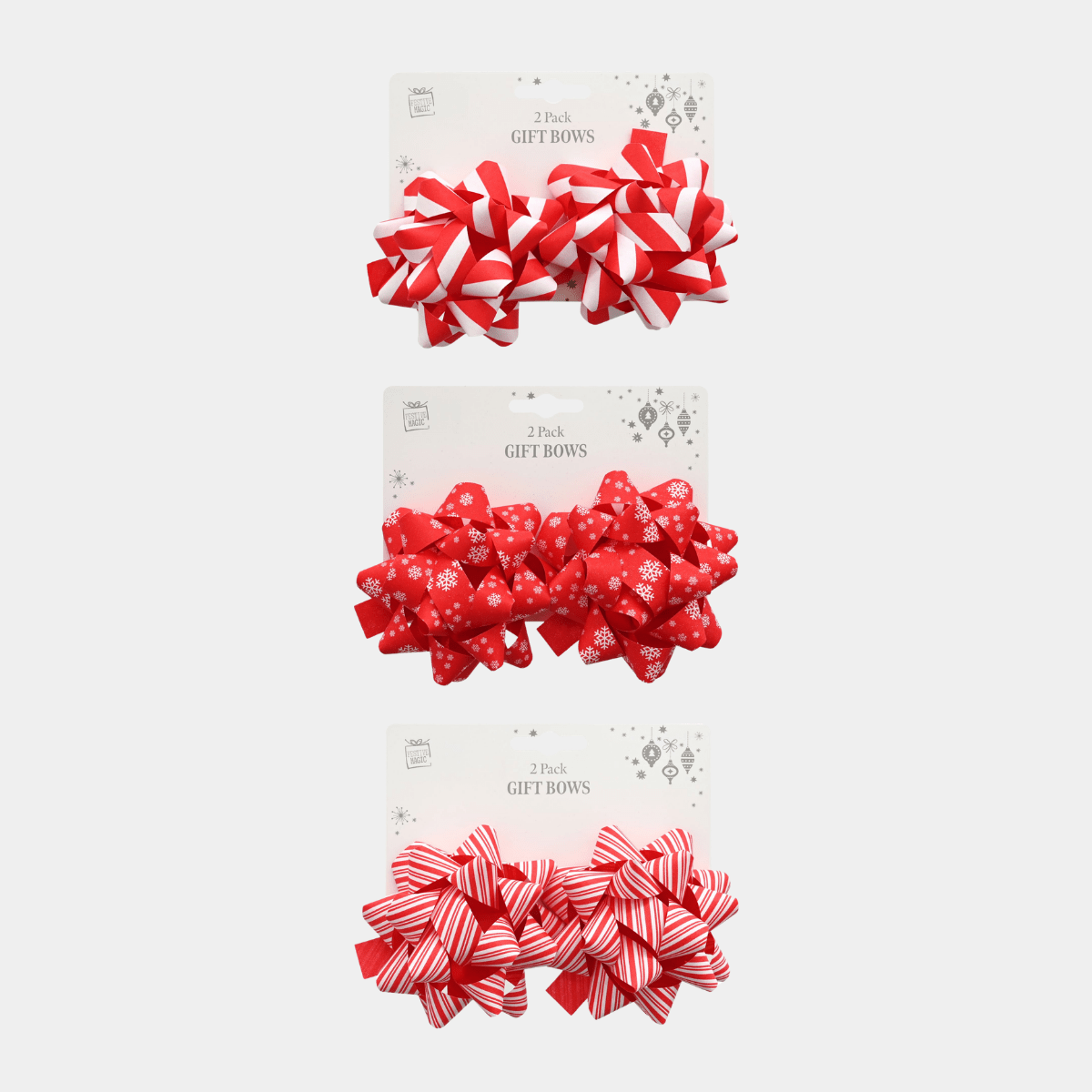 GIFT BOW 2pk Asst from You Know Who's