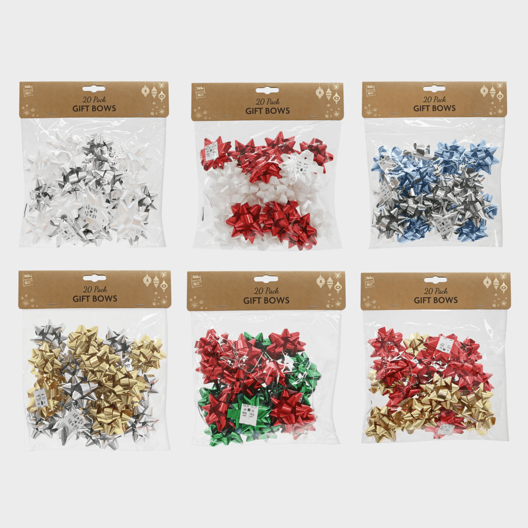Gift bows pack 5cm 20pc metallic from You Know Who's