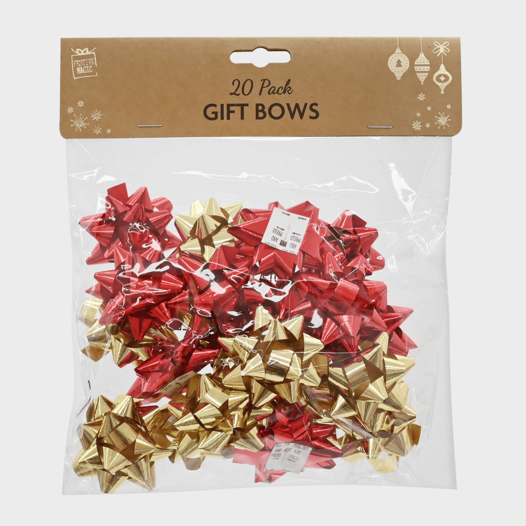 Gift bows pack 5cm 20pc metallic from You Know Who's