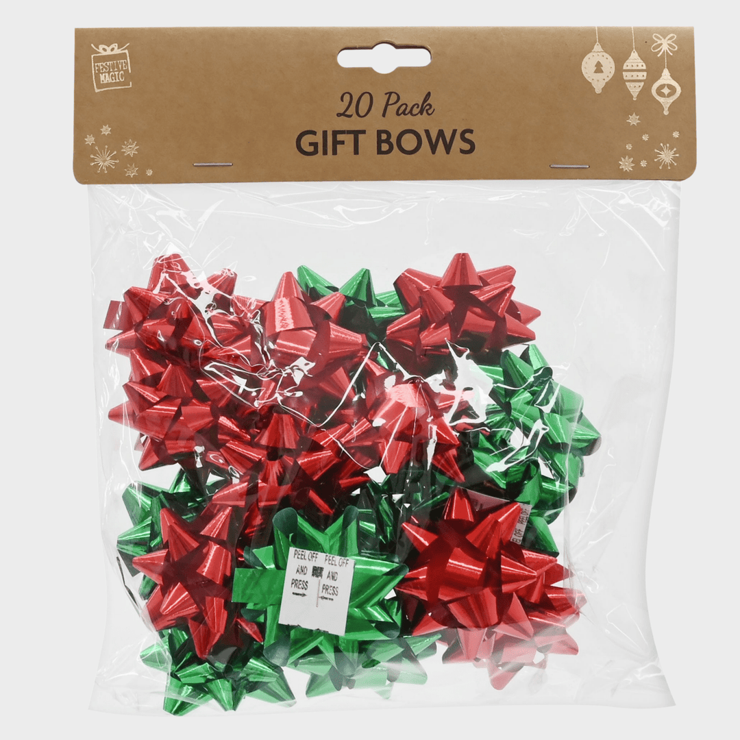 Gift bows pack 5cm 20pc metallic from You Know Who's