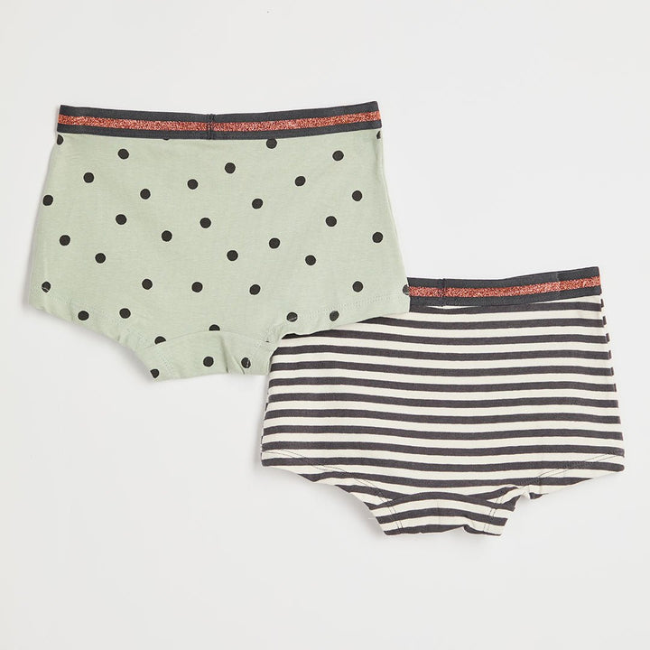 Girls 2 Pack Boxer Briefs from You Know Who's
