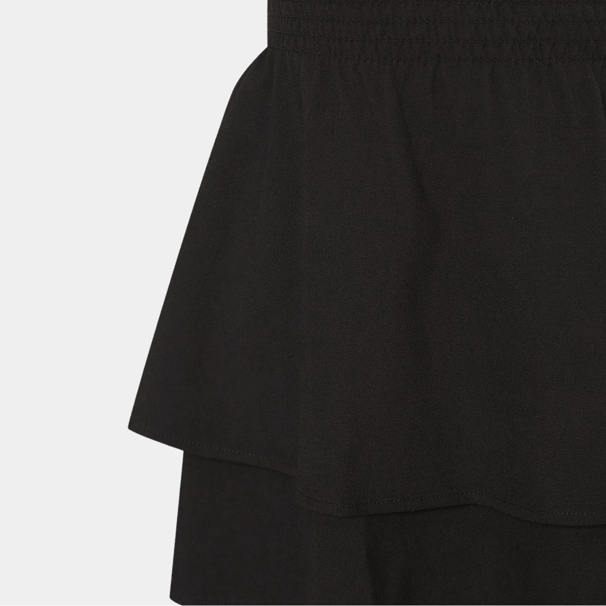 Girls 2 Tier Elasticated Waist School Skirt from You Know Who's