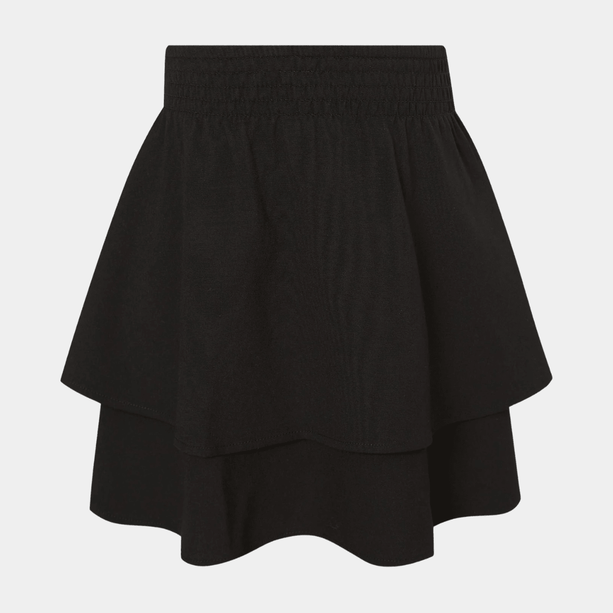 Girls 2 Tier Elasticated Waist School Skirt from You Know Who's