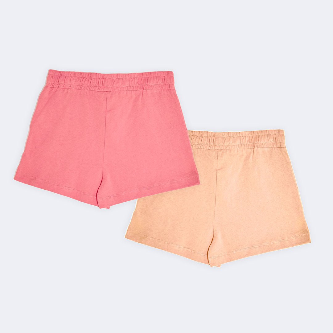 Girl`s 2pk Cotton Shorts from You Know Who's
