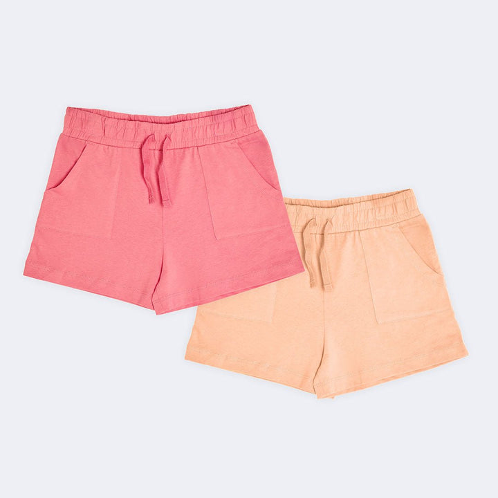 Girl`s 2pk Cotton Shorts from You Know Who's