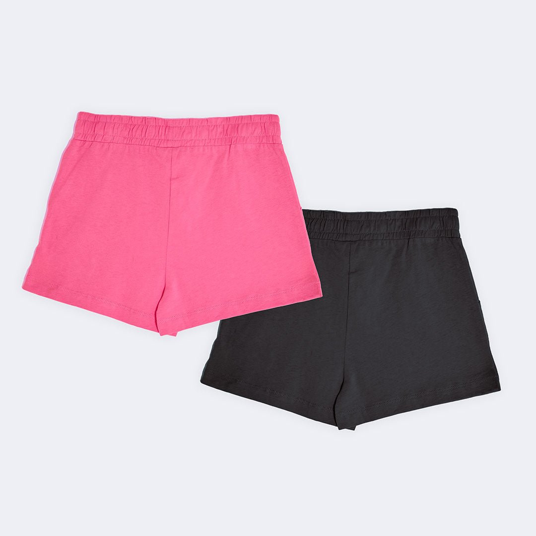 Girl`s 2pk Cotton Shorts from You Know Who's