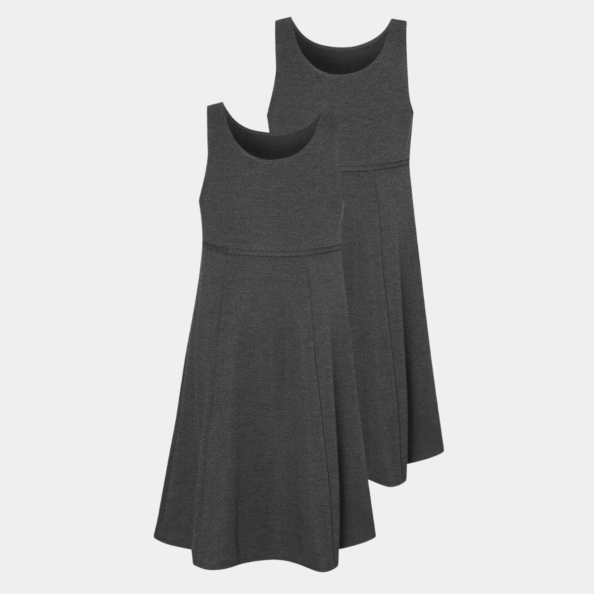 Girls 2pk Plain Pinafore from You Know Who's