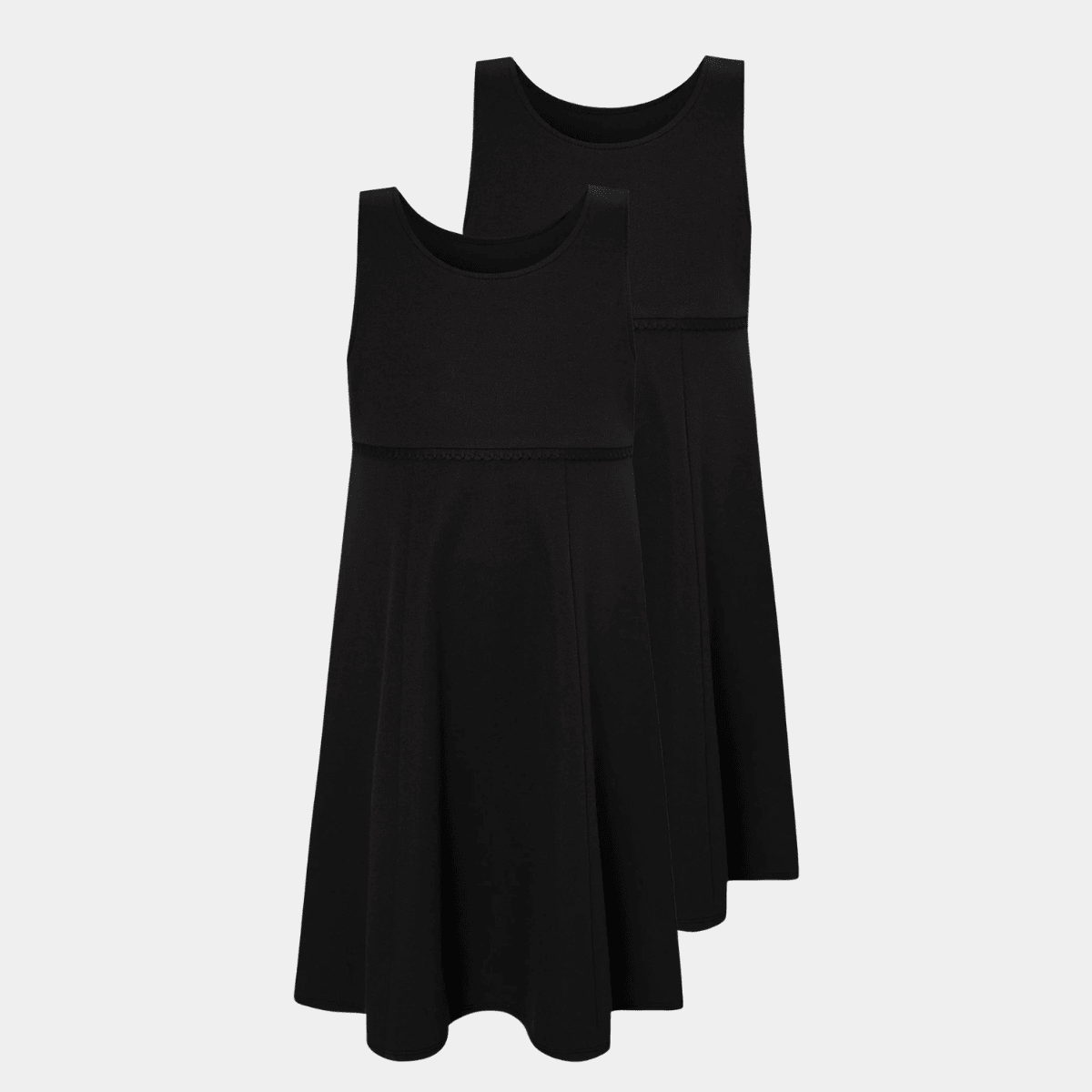 Girls 2pk Plain Pinafore from You Know Who's