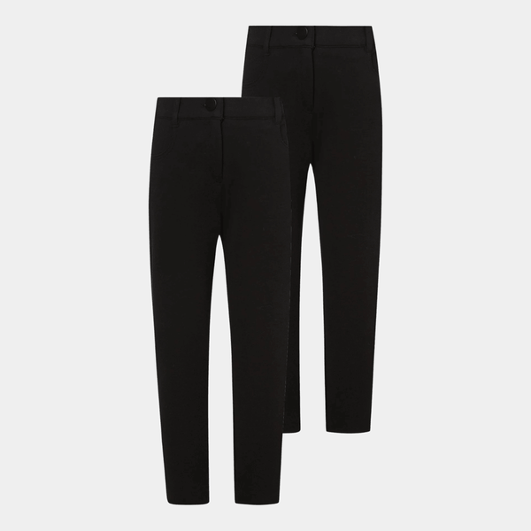 Girls 2pk Skinny Leg School Trouser from You Know Who's