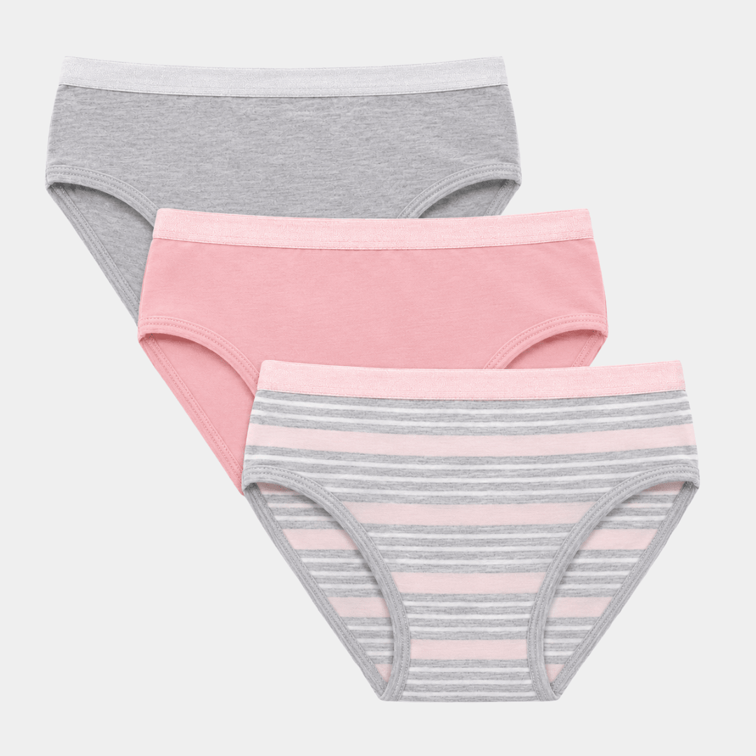 Girls 3pk Organic Cotton Briefs from You Know Who's