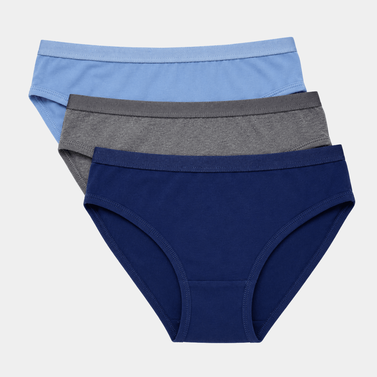Girls 3pk Organic Cotton Briefs from You Know Who's